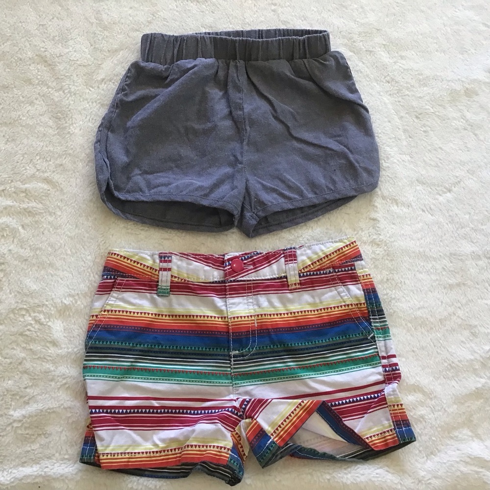 Girls Size 6 Shorts Bundle – 2 Pairs! Aztec Denim